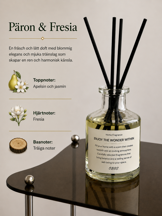 Doftpinnar med Doftolja 50 ml – Rumsdoft för Hem & Inredning