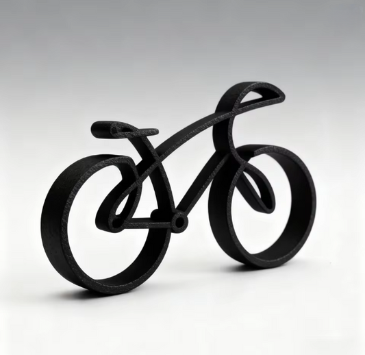 Dekorativ Cykelfigur – Stilren Skandinavisk Inredning