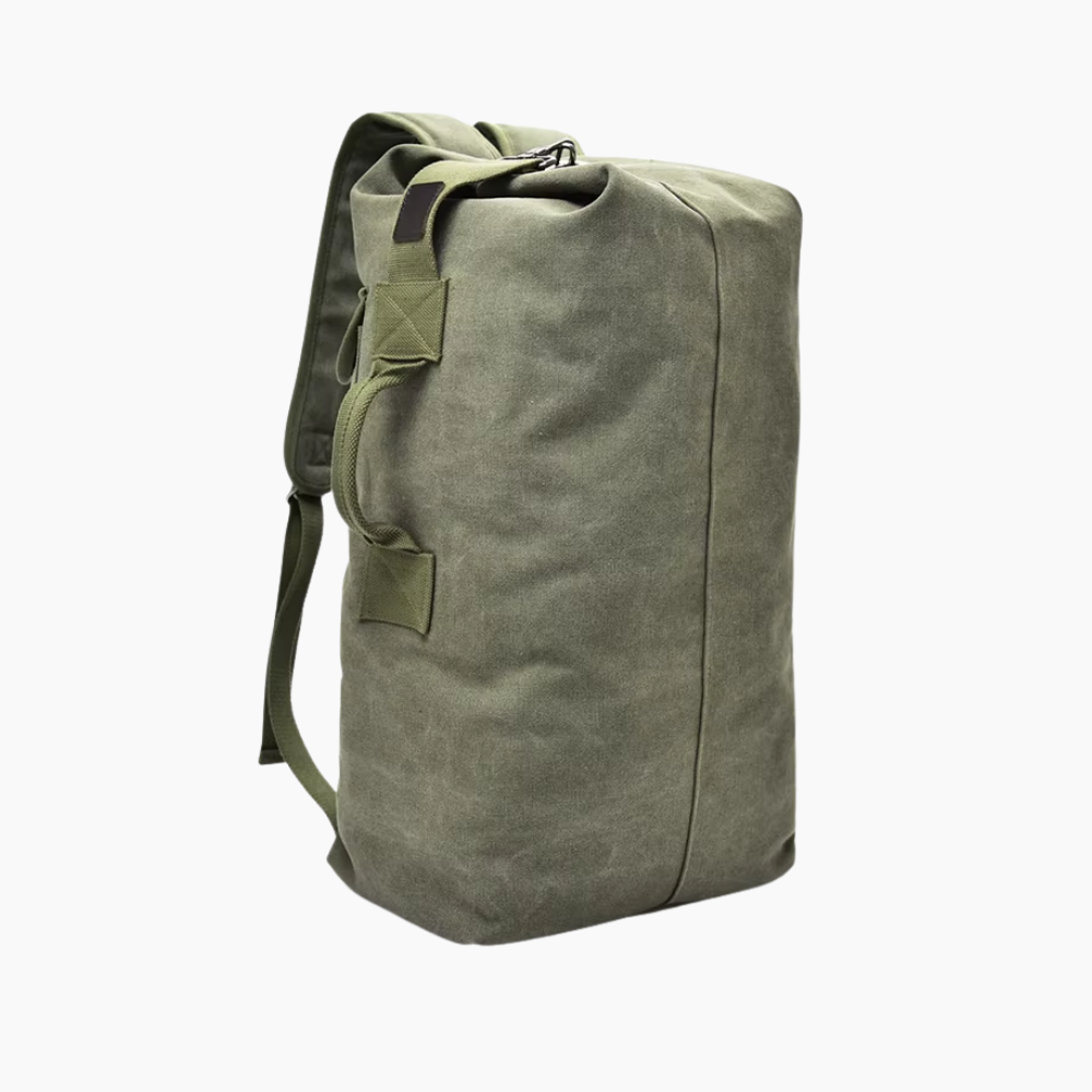 Montaro CanvasDuffel – stor canvasryggsäck för resa, fritid & äventyr