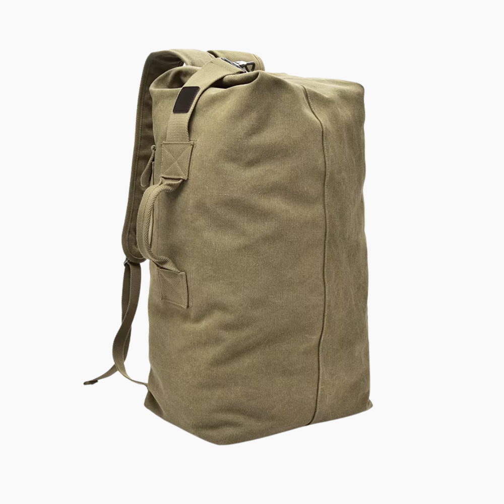 Montaro CanvasDuffel – stor canvasryggsäck för resa, fritid & äventyr