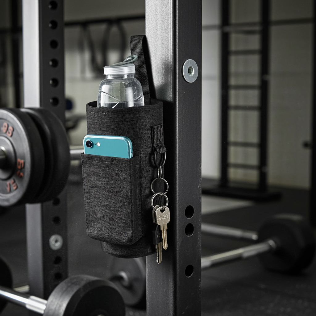 Nexo Magnetisk Flaskhållare – smart flaskväska med ficka för mobil & tillbehör