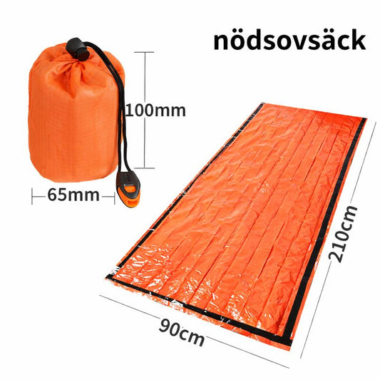 ThermoShield – nödsovsäck för beredskap & friluftsliv
