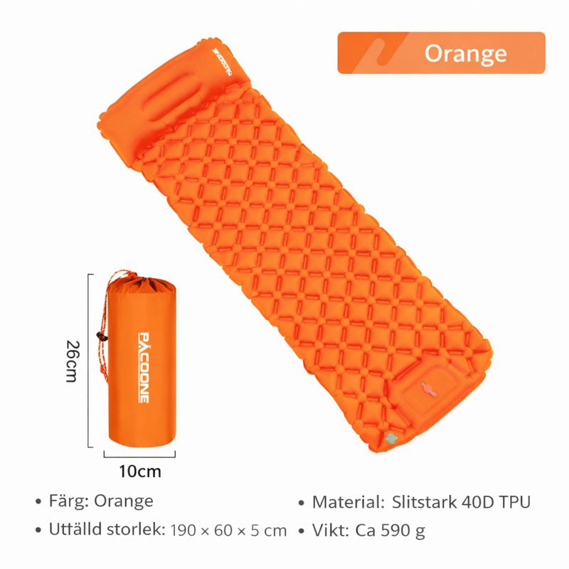 TrailPad – uppblåsbar liggunderlag för vandring & friluftsliv