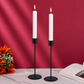 Svart Ljusstake i Metall – Minimalistisk Skandinavisk Design