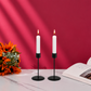 Svart Ljusstake i Metall – Minimalistisk Skandinavisk Design
