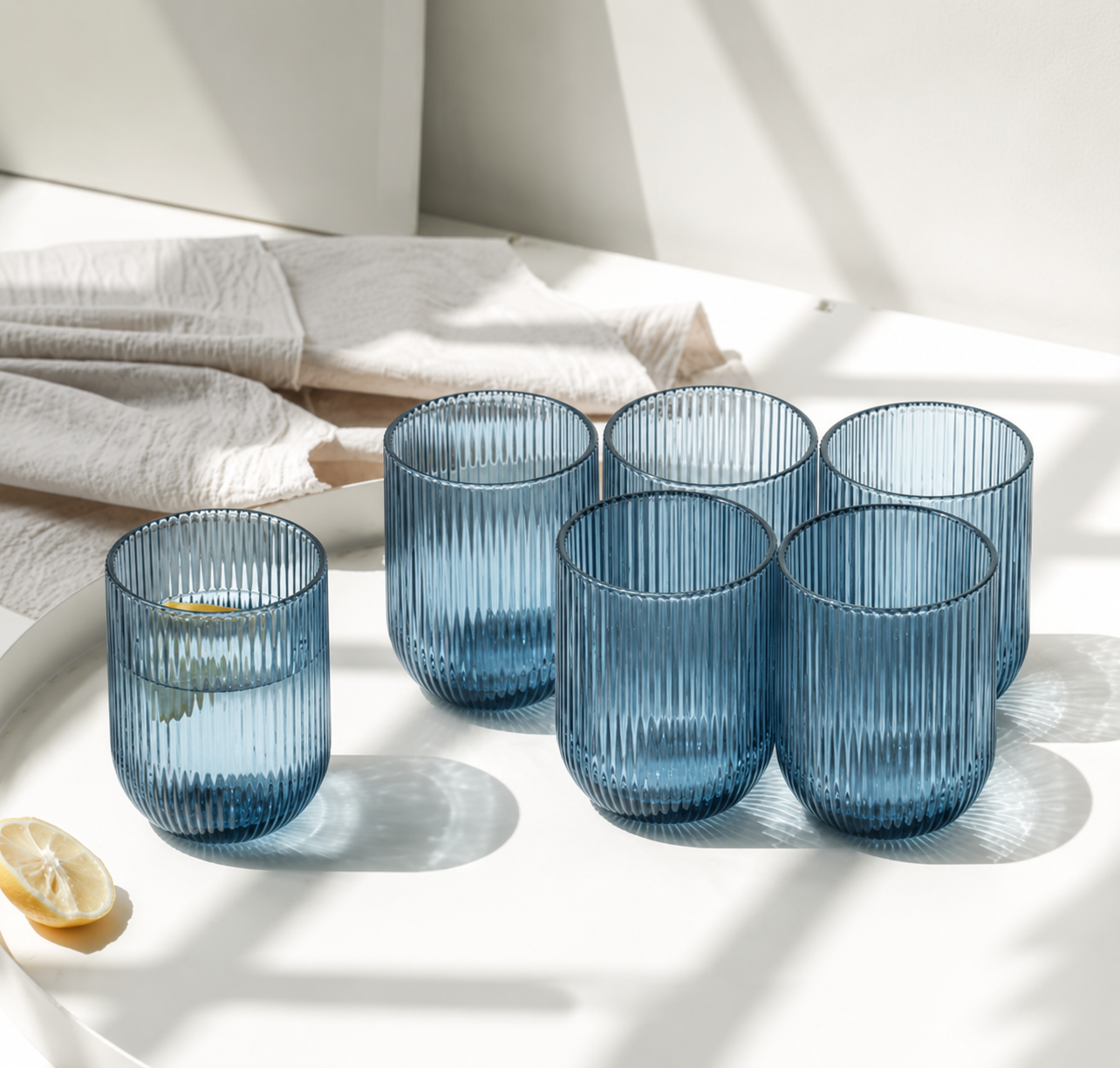 Räfflat Glas i Modern Design