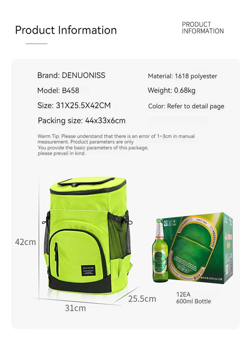 Chillpack – isolerad kylryggsäck 30L för utflykter, sportdagar & smart vardagsförvaring