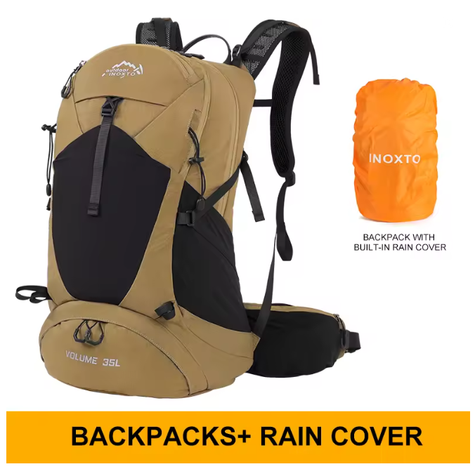 OUTDOOR INOXTO 35L Hiking Pro – slitstark vandringsryggsäck för hiking, äventyr & outdoor