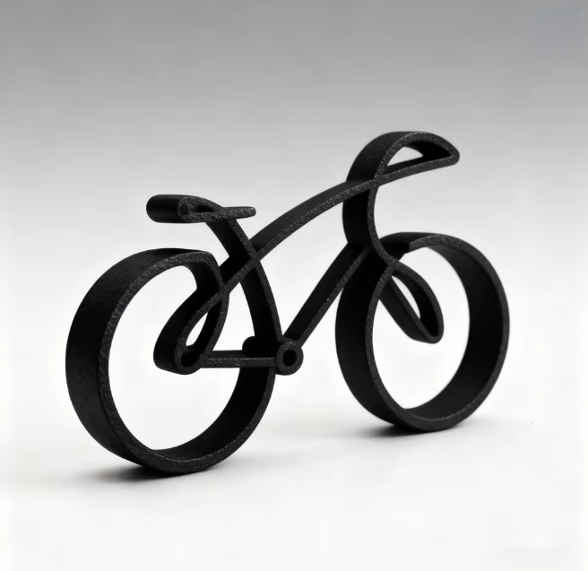 Dekorativ Cykelfigur – Stilren Skandinavisk Inredning