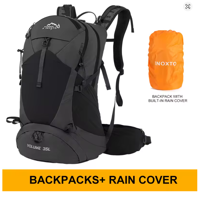 OUTDOOR INOXTO 35L Hiking Pro – slitstark vandringsryggsäck för hiking, äventyr & outdoor