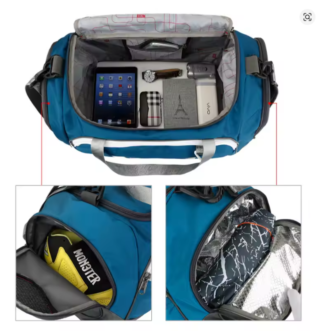 INOXTO Sports Bag – hållbar 40L tränings- & weekendväska för sport, resor & vardag