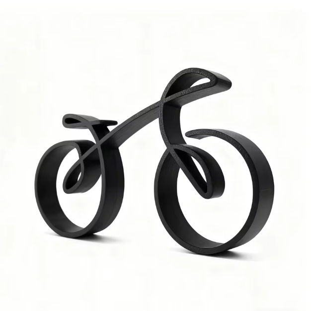 Dekorativ Cykelfigur – Stilren Skandinavisk Inredning