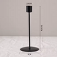 Svart Ljusstake i Metall – Minimalistisk Skandinavisk Design