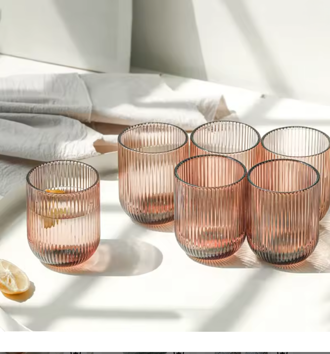 Räfflat Glas i Modern Design