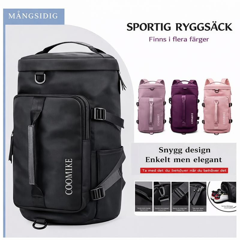 Vandero – sport- & reseryggsäck för träning, resa & vardag