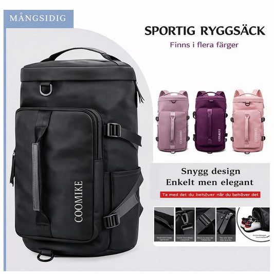 Vandero – sport- & reseryggsäck för träning, resa & vardag